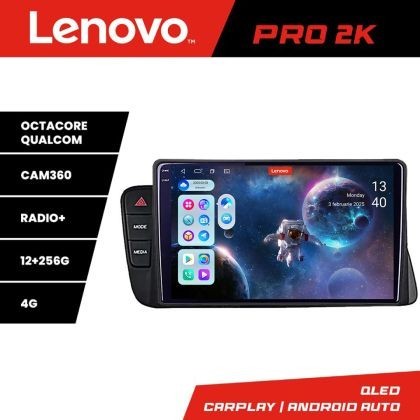 Navigatie Audi A4 2008-2016 NON-MMI Lenovo Kit-A4 8 core QLED 2K 12+256 360 Android Waze USB Navigatie Internet Youtube Radio CarStore Technology