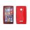 HUSA SILICON S-LINE MICROSOFT LUMIA 435 ROSU