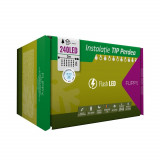 Instalatie craciun, tip perdea, ip44, 2 m x 2 m, 240 led-uri, alb rece, cu flash, transformator cu telecomanda, interconectabila, prelungitor 3 m incl, Flippy