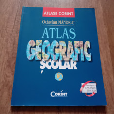 Atlas Geografic Scolar - Octavian Mandrut foto