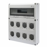 Tablou organizare Q-DIN 20M 8 prize IEC 16 32A Gewiss GW68013N