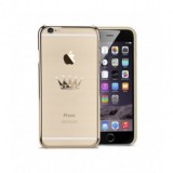 Husa iPhone 6/6S Plus Aurie Astrum Crown cu Cristale Swarovski - Protectie Premium Eleganta