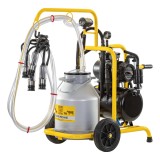 Aparat de muls vaci AgroElectro 1 bidon 30L aluminiu, pompa vid 230l/min, 550W, portabil, eficient