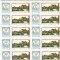 ROMANIA 1968 LP 685 ZIUA MARCII POSTALE ROMANESTI BLOC DE 10 TIMBRE MNH