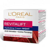 Crema antirid de noapte Revitalift Hydrating, 50 ml, Loreal, L&rsquo;oreal Paris