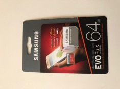 MicroSdxc Samsung Evo plus 64gb U3 10 4K NOU foto