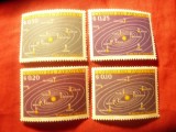 Serie mica Paraguay 1962 - Sistemul Solar, 4 valori, Nestampilat