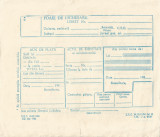 Rom&acirc;nia, foaie de lichidare CEC, R.S. Rom&acirc;nia, 1985