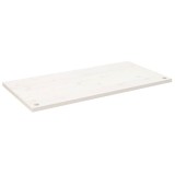 Cumpara ieftin Blat de birou, alb, 110x60x2,5 cm, lemn masiv de pin