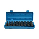 Trusa chei tubulare de impact lungi 10-24mm, patrat 1/2 inch Cr-Mo 10 piese Breckner Germany