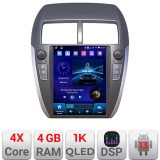 Navigatie dedicata Mitsubishi ASX tip Tesla, 4GB RAM, 64GB, CarPlay