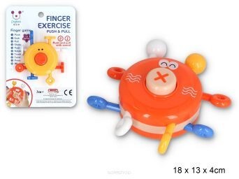 Jucarie interactiva Finger Exercice Push and Pull cu butoane tactile foto