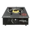 Aragaz Camping Portabil Breckner Germany, 3kW, Sticla Securizata, 1 Arzator, Negru, 40x30x9 cm