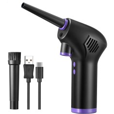 Suflanta aer Edman, pentru Indepartare Praf PC, Aer Conditionat, Tasatura, Jaluzele, Canapea, Telefon, Obiectiv Aparat Foto, doua Tipuri de Duze, Lant