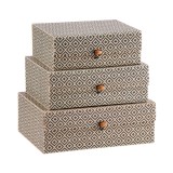 Cumpara ieftin Set 3 cutii depozitare bambus negru natur 21 x 16,5 x 8 cm, 24 x 19 x 9 cm, 27,5 x 21 x 10 cm