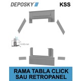 Rama etansare tabla faltuita KSS cu click sau retropanel