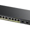 ZYXEL GS1100-10HP 10PORT GBE POE SWITCH, &quot;GS1100-10HP-EU0102&quot; (include TV 1.75lei)