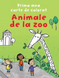 Prima mea carte de colorat - Animale de la zoo