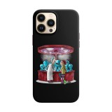 Husa compatibila cu Apple iPhone 13 Pro Max model Mr meeseeks Bar, Silicon, TPU, Viceversa, Transparent, Carcasa