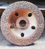 Disc oala placat cu carburi metalice -&Oslash; 125 mm garnulatia Fina lateral