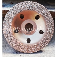 Disc oala placat cu carburi metalice -&Oslash; 125 mm garnulatia Fina lateral