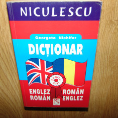 DICTIONAR ENGLEZ-ROMAN ,ROMAN-ENGLEZ -GEORGETA NICHIFOR