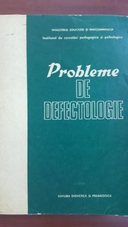 Probleme de defectologie