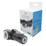 Resigilat : Lanterna frontala PNI Adventure F75 cu led 6W, 600 lm, din aluminiu, c