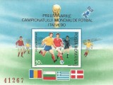 |Romania, LP 1235/1990, Preliminariile C.M. de Fotbal Italia, col. nedant., MNH, Nestampilat