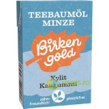 Guma de Mestecat pentru Ingrijirea Dintilor cu Xylitol, Arbore de Ceai si Menta 28g
