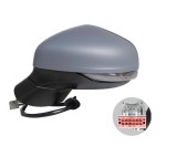 Oglinda usa exterioara Ford Fiesta, 08.2017-, partea Stanga, reglare electrica; carcasa neagra; incalzit; sticla convexa; geam cromat; cu Lucas, View