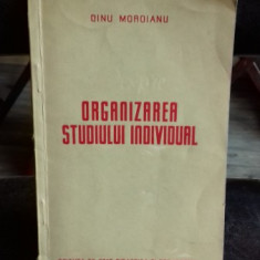 ORGANIZAREA STUDIULUI INDIVIDUAL - DINU MOROIANU