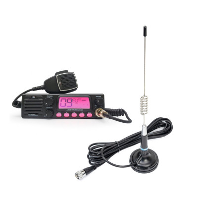 Kit Statie radio CB TTi TCB-900 EVO + Antena CB PNI ML29, lungime 34 cm foto
