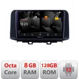 Navigatie Hyundai Kona Android 12, 2K QLED, 8GB RAM, 128GB, 4G