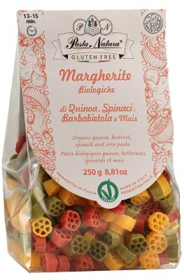 Paste Margarete Tricolore Eco Fara Gluten 250 grame Pasta Natura foto