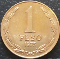 Moneda EXOTICA 1 PESO - CHILE, anul 1975
