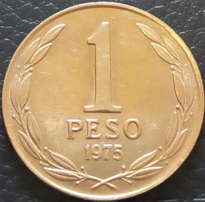 Moneda EXOTICA 1 PESO - CHILE, anul 1975 foto