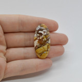 Cabochon mookait breciat 37x17x5mm c5, Stonemania Bijou