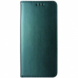 Husa tip carte cu stand Smart Magnetic verde inchis pentru Samsung Galaxy A72 / A72 5G