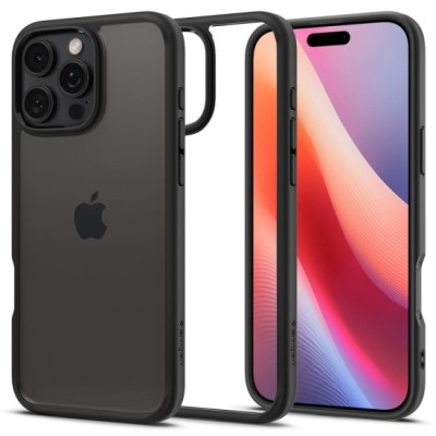 Husa pentru iPhone 16 Pro Max - Spigen Ultra Hybrid - Matte Black foto