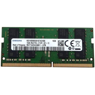 Memorie laptop Samsung 16GB DDR4 SODIM PC4-2133Mhz M471A2K43BB1-CRC foto