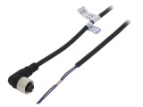 Cablu de conectare M12 unghi 5m PVC