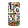 Husa compatibila cu Oppo A77 model Love is art, Silicon, TPU, Viceversa, Transparent, Carcasa
