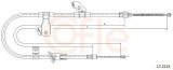 Cablu frana de parcare Mitsubishi Colt VI; Smart Forfour Motor 1.1, 1.1, 1.1, 1.1 LPG, 1.3, 1.3, 1.3 LPG, parte montare spate, dreapta, lungime