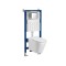 Set rezervor WC montat pe perete Roya Ride 82CHR