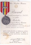 AMS @ - MEDALIA &bdquo;30 DE ANI DE LA ELIBERAREA ROMANIEI DE SUB DOMINATIA FASCISTA&rdquo; ,CU BREVET SI BARETA