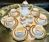 Set - ceai / cafea - Winterling - Marktleuchten - poleit cu aur 24K - 6 persoane, Decorative