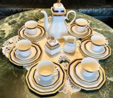 Set - ceai / cafea - Winterling - Marktleuchten - poleit cu aur 24K - 6 persoane