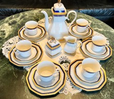 Set - ceai / cafea - Winterling - Marktleuchten - poleit cu aur 24K - 6 persoane