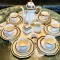 Set - ceai / cafea - Winterling - Marktleuchten - poleit cu aur 24K - 6 persoane